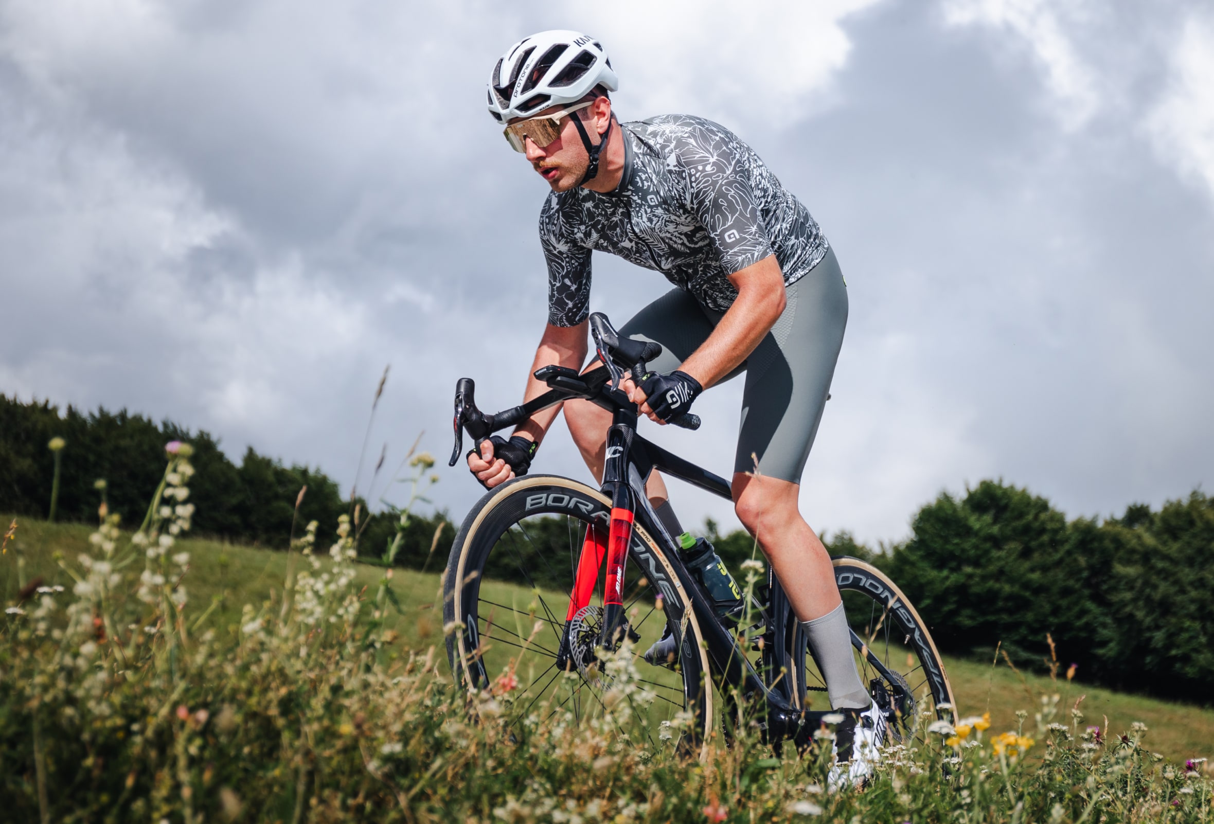 Koszulka rowerowa męska Alé Cycling Solid Safari